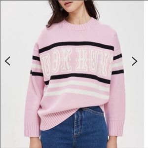 Topshop Slogan Sweater